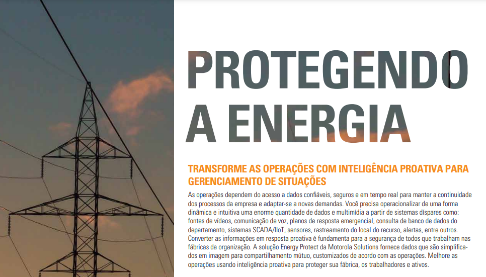 Resumo de uma solução de projeto de energia