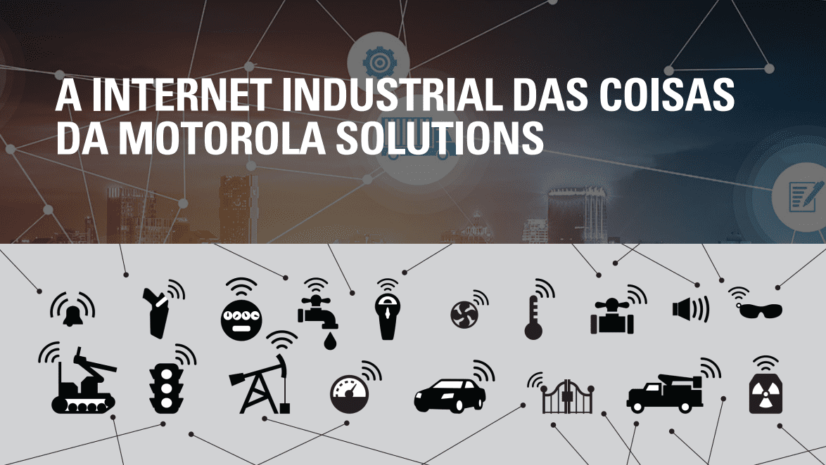 Infográfico de Internet Industrial das Coisas (IIoT)