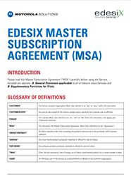 Contratto di sottoscrizione principale (MSA)