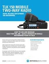 TLK 150 Specifications