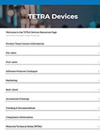 TETRA Devices Resources Page